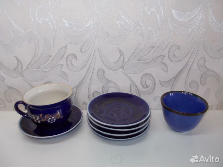 Посуда синего цвета