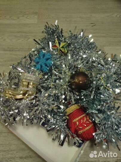 Елка, игрушки, новогодний комплект