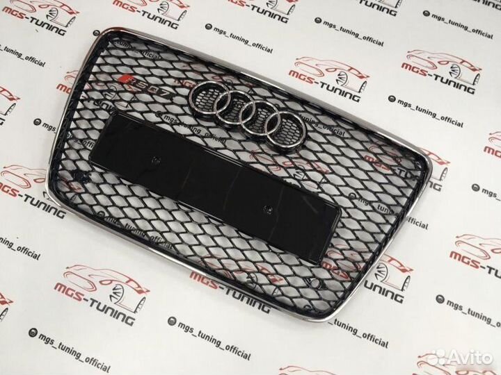 Решётка на Audi Q7 06-15гг. RSQ7 дизайн 1