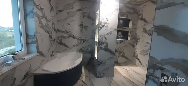 Плиточник укладка плитки ремонт ванной под ключ