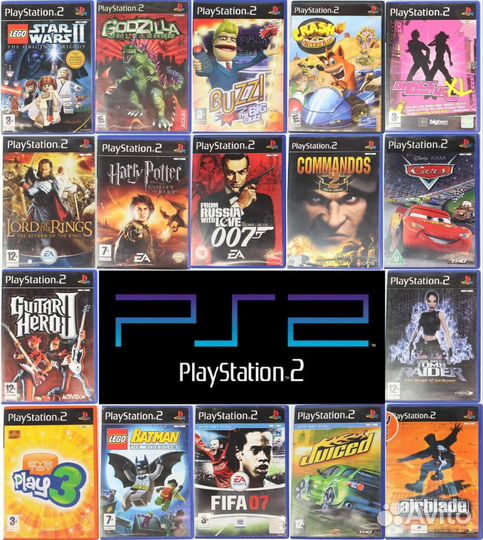 Любые диски ps2/playstation 2