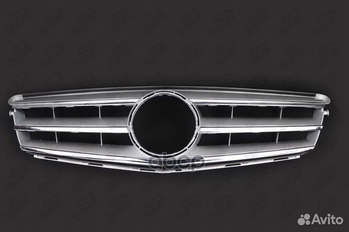 Воздуховод решетки радиатора Центр. серебро