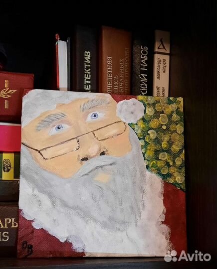 Новогодняя картина Дед Мороз