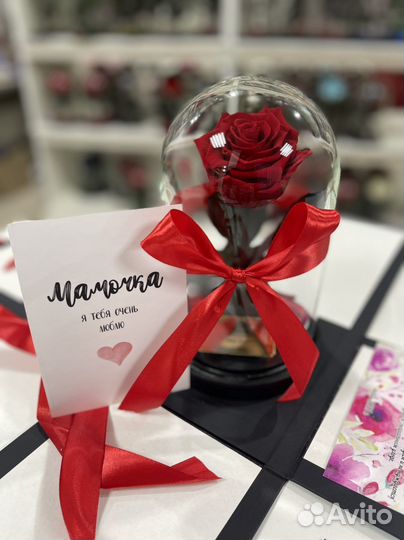 Роза в колбе