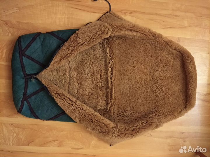 Тëплый зимний конверт в коляску для грудничка