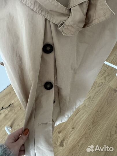 Бежевый тренч love republic