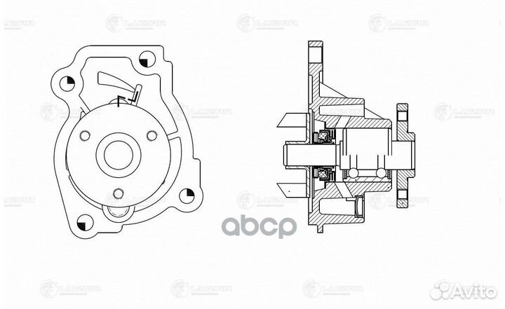 Насос водяной LADA Vesta /Renault Arkana / Dust