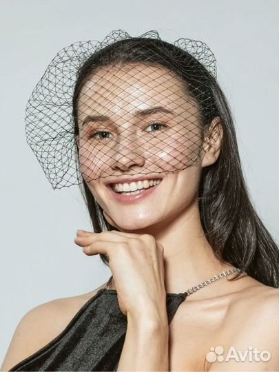 Ободок с вуалью