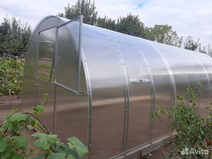 Теплицы 3х4 м, 20х40 мм цинк