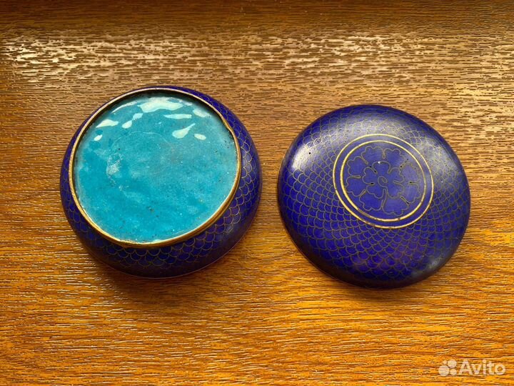 Шкатулка Клуазоне Эмаль Винтаж