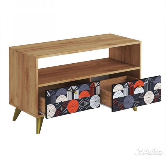 Фьюжн Тумба тм-005 Дуб Крафт Золотой vinil