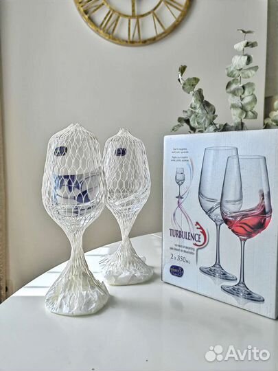 Бокалы для вина Bohemia Crystal Turbulence 2 шт