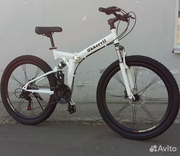 Велосипед складной двухподвес Okk 26-S21 со склада