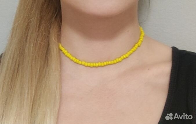 Чокер из бисера