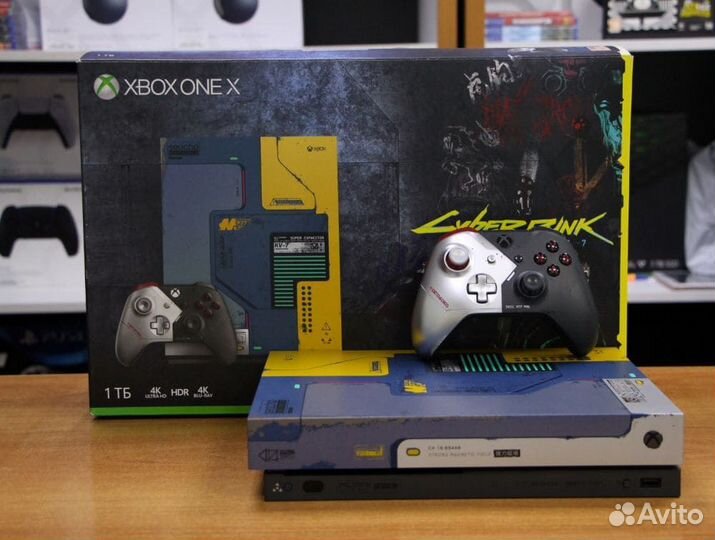 XBox One X 1Tb Cyberpunk 2077 Limited Edition бу