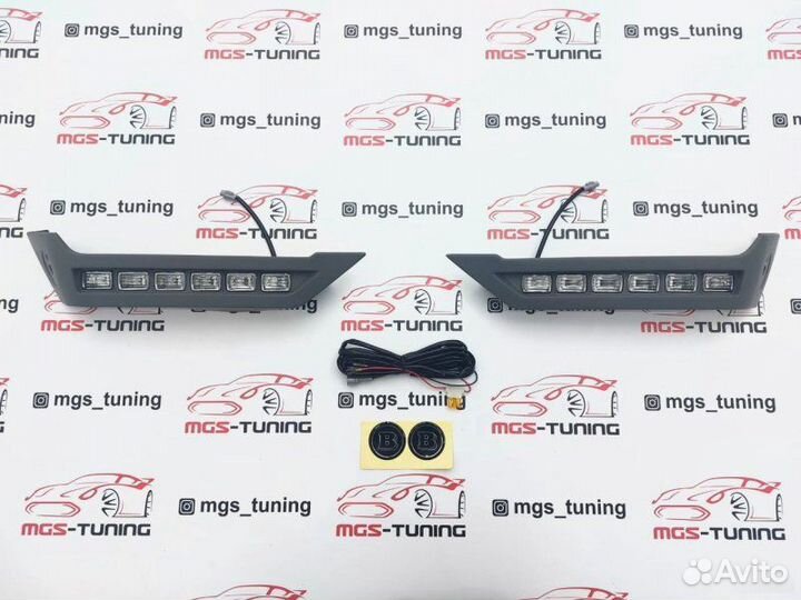 Уголки (B) с дхо на Mercedes G500 w463