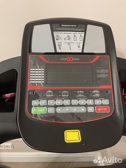 Беговая дорожка электрическая cardio power t35
