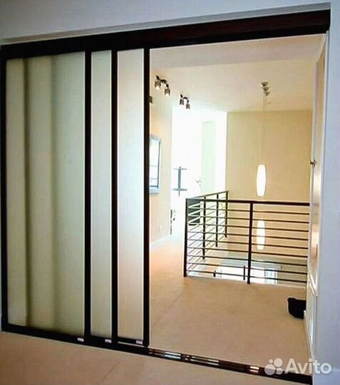 Каскадные межкомнатные раздвижные перегородки