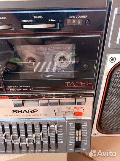 Музыкальный центр sharp GF 800