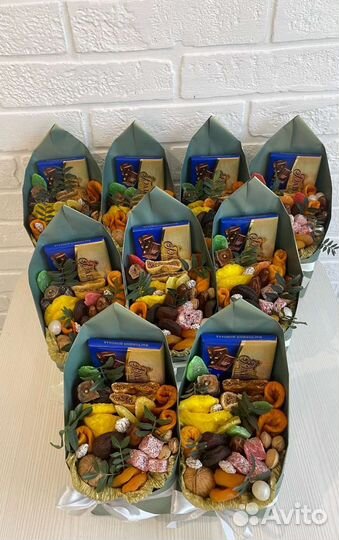 Съедобные букеты для женщин