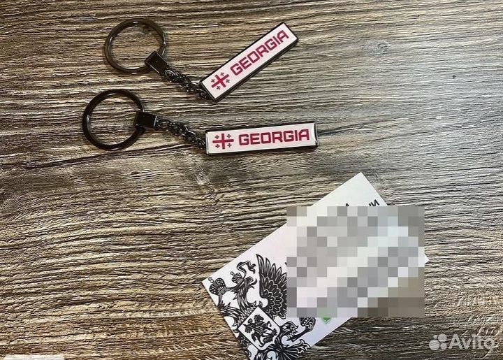 Брелок с гос. номером для ключей