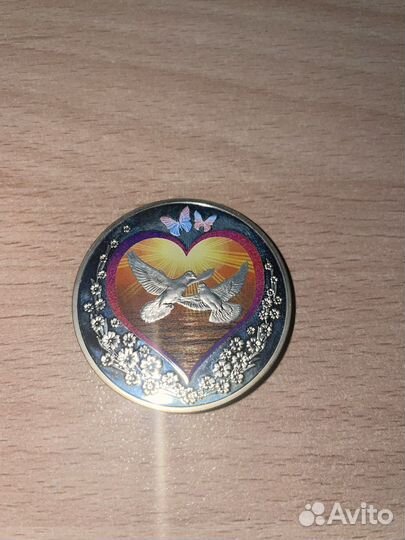 Море любви серебряная монета 2010