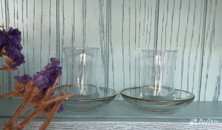 Турецкие стаканы для чая армуду