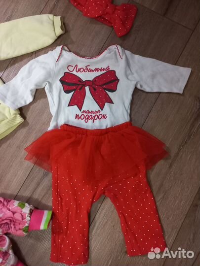 Пакет вещей на девочку весна от 3 до 6 мес