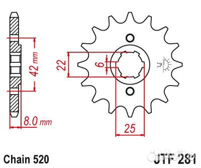 Звезда ведущая JTF281 14
