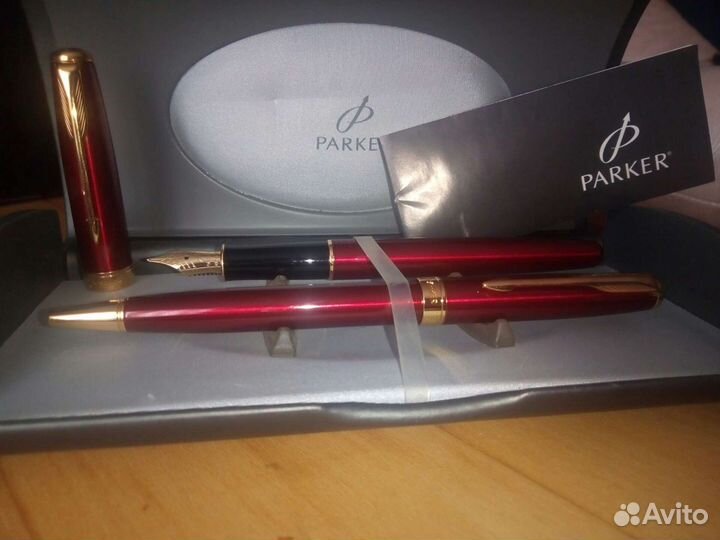 Новые Parker Sonnet K139, F539 Laque Ruby Red