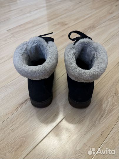 Ботинки зимние нубук