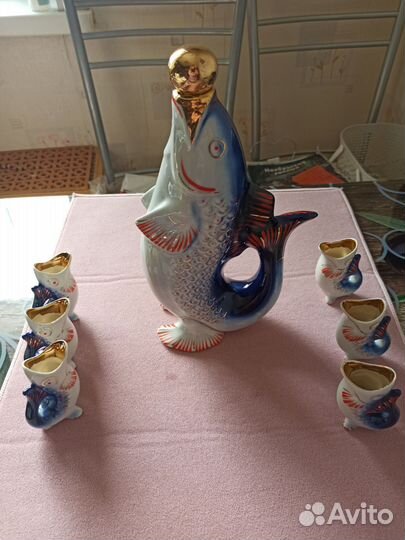 Штофы и графины СССР фарфор