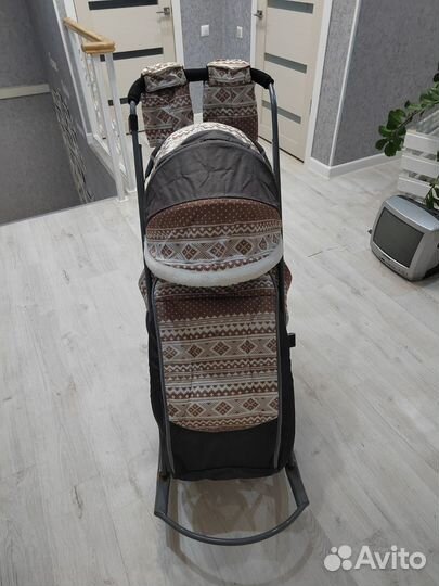 Детские санки коляска бу