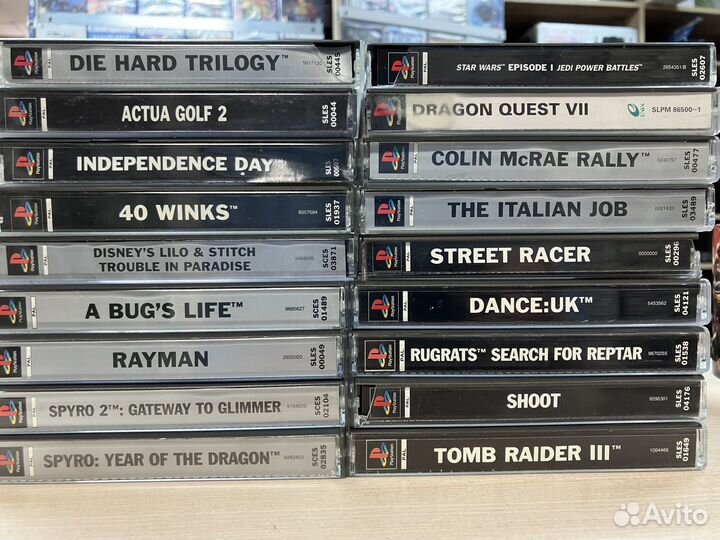 Лицензионные игры для PS1