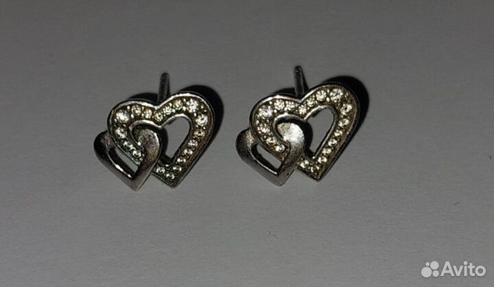 Серьги серебро