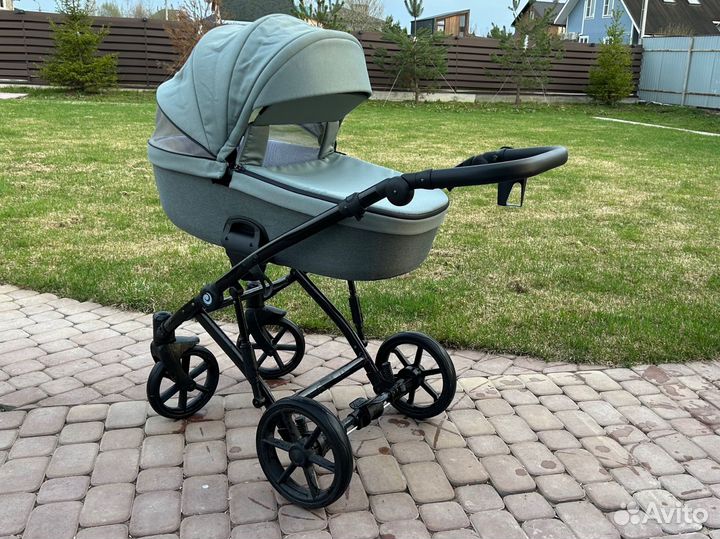 Коляска 3в1 Zille by Tutis 2022 Silver Green