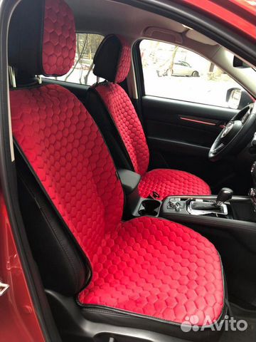 Накидки на сидения красные
