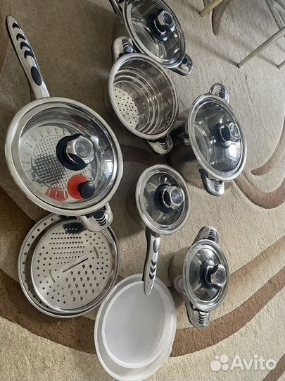 Кастрюля и сковорода нержавеющая сталь