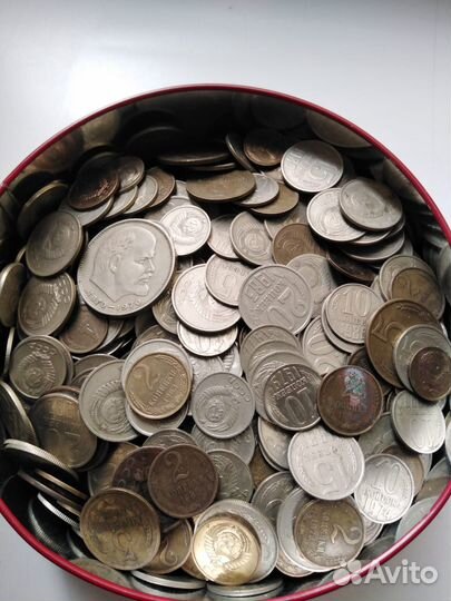 Монеты СССР 3кг. авито доставка