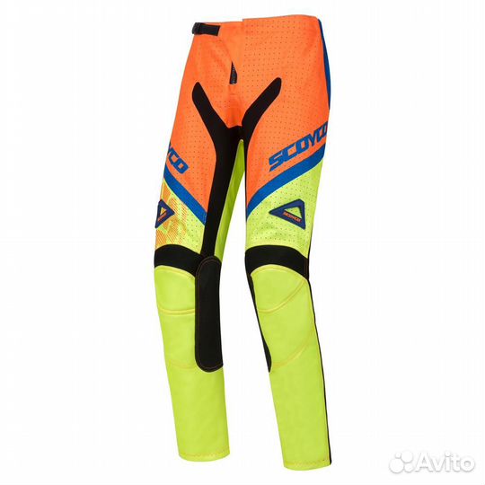 Мотоштаны Scoyco P050 (Синий, XL)