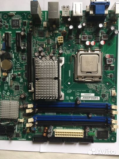 Материнская плата + процессор + кулер