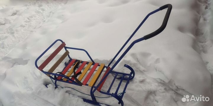 Детские санки с колесами