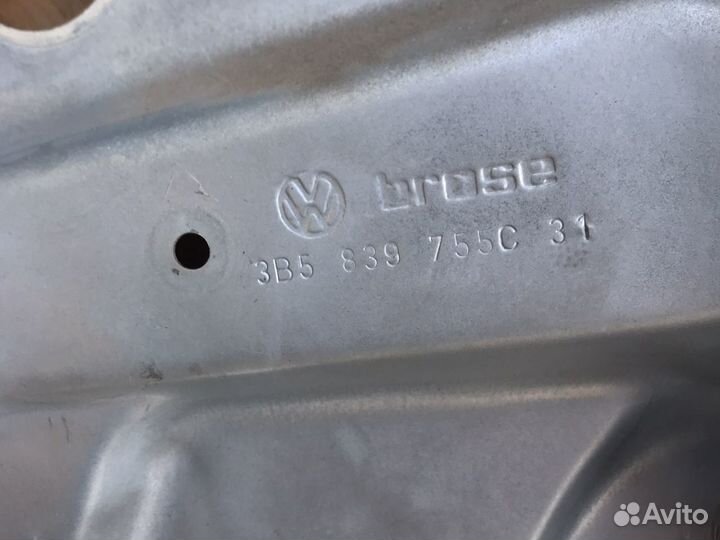 Стеклоподъемник пассат б5 задний левый