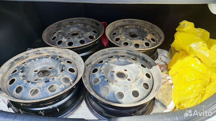 Диски штампованные r15 Hyundai Solaris