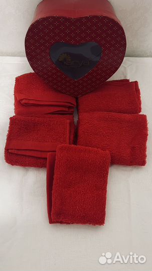 Набор полотенец для рук Arya home сердце