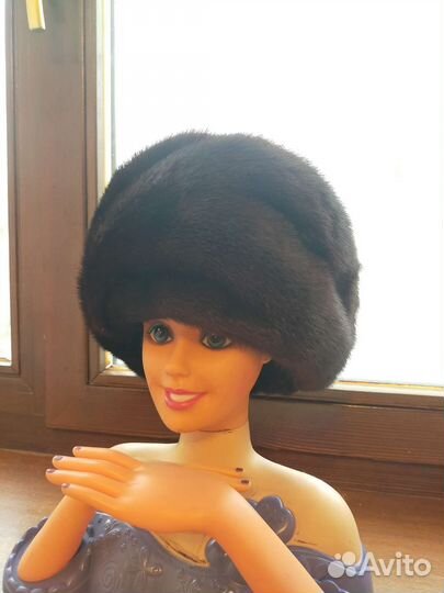 Шапка норковая женская