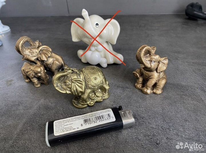Статуэтки слонов, керамика, слоники сувенир