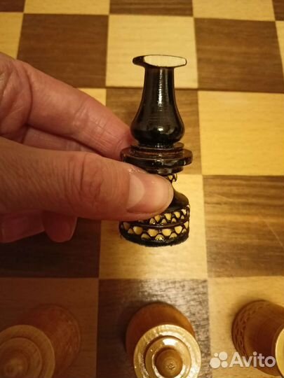 Шахматы ручной работы деревянные доска 48см