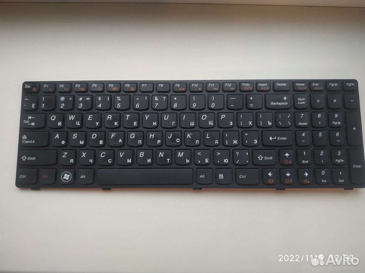 Клавиатура для ноутбука lenovo b570, v575,z570