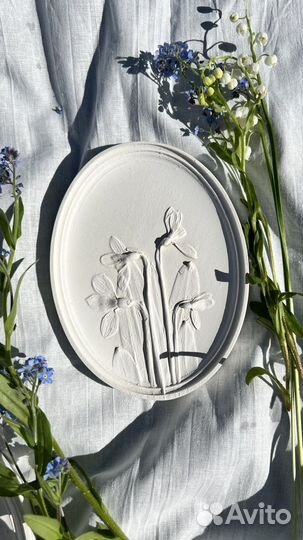 Интерьерная картина. Ботанический Барельеф